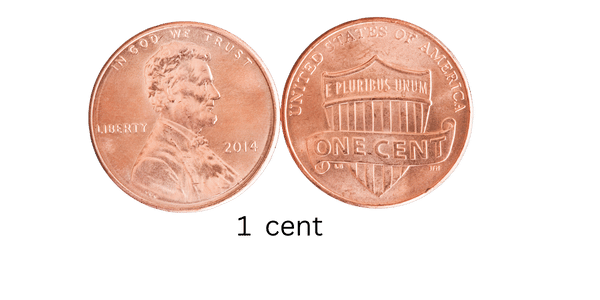 coins penny nickel dime quarter