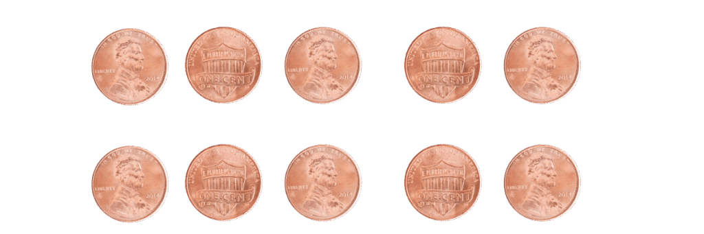 pennies nickels