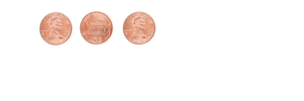 count pennies and nickels