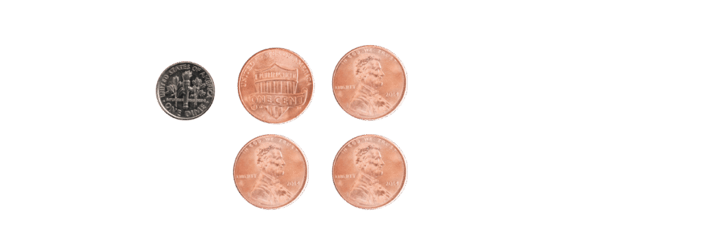 pennies nickels