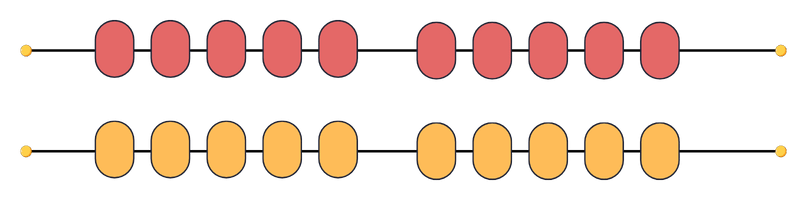 add doubles with beads