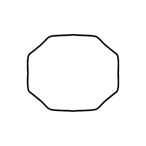 Open and closed shapes