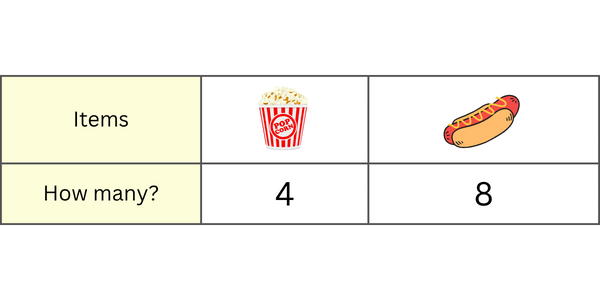 record data in tables